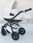 Коляска Aneco Maggini S (эко-кожа) 2 в 1