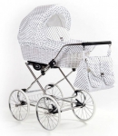 Коляска Lonex Classic Retro 2 в 1 R-WHITE (белая лоза)