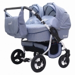 Детская коляска для двойни Bart-Plast Fenix Duo Prime 2 в 1