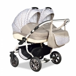 Детская коляска для двойни  Indigo Duo 17 Color 2 в 1